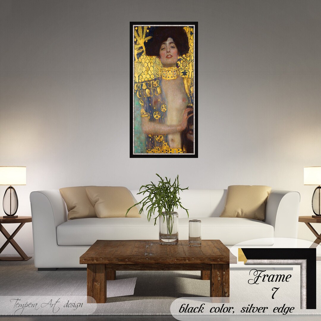 Gustav Klimt Canvas, Judith, Klimt Painting, Klimt Wall Art, Judith Art