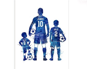 Custom-printed Soccer Poster, High School Senior Night Sports Poster, Personalized Homecoming Poster Prints, Sports Legends