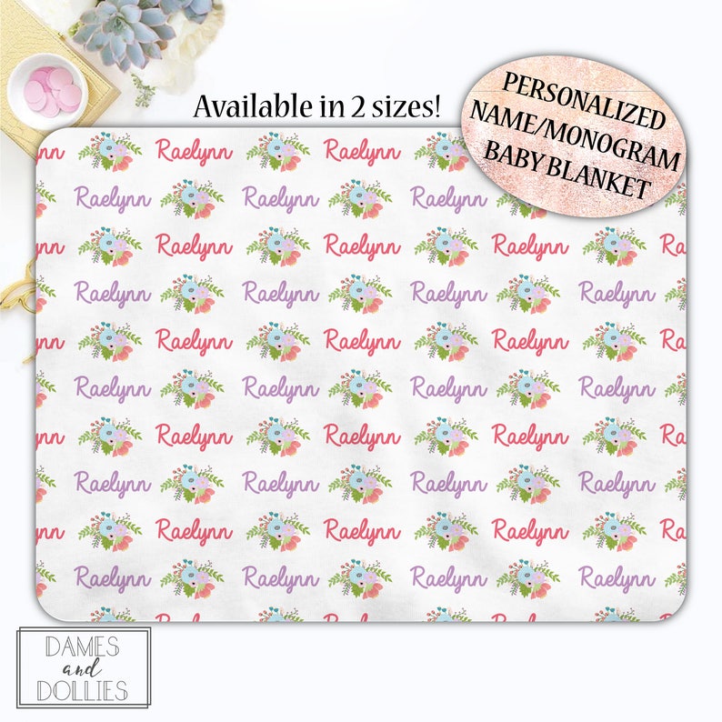 super soft personalized baby blankets