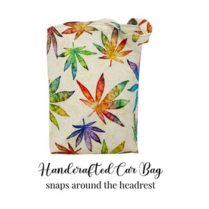 Cannabis Car Bag / Caddy / Organisator / Trashbag