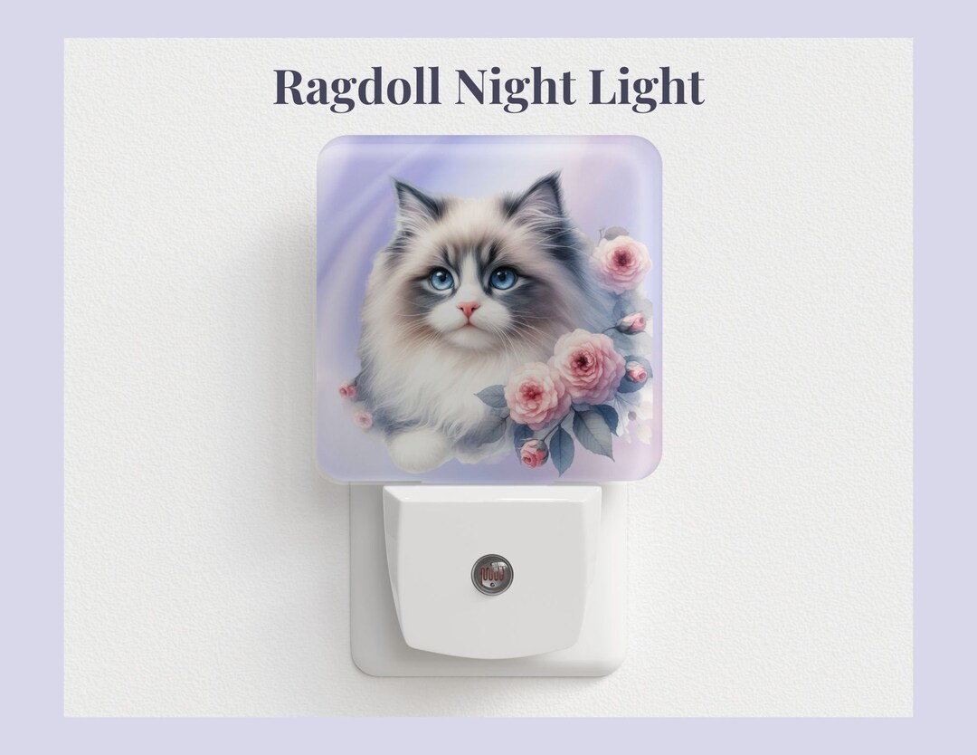 Ragdoll Cat Night Light - Etsy