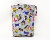 Car Bag made with licensed Super Mario Fabric / Car Organizer