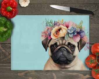 Boston Terrier Cutting or Serving Board - 8 x 11"