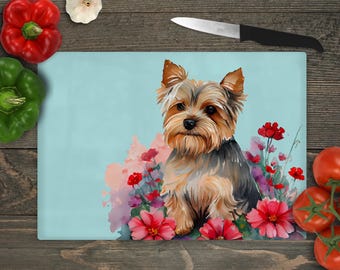 Yorkie Cutting or Serving Board - 8 x 11"