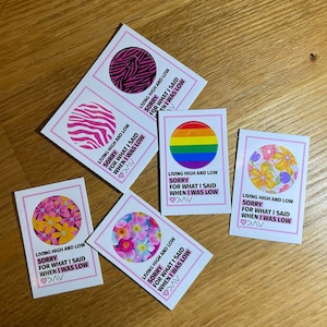 Sorry For What I Said When I Was Low - Freestyle Libre 3 Sensor Sticker - Set of Two or Choose One image 7