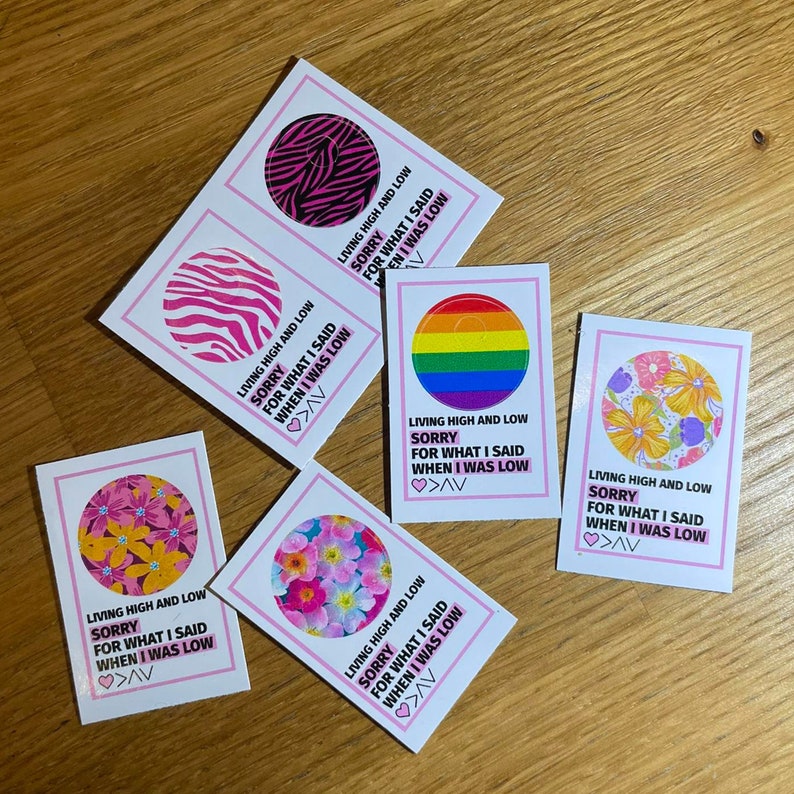 Sorry For What I Said When I Was Low - Freestyle Libre 3 Sensor Sticker - Set of Two or Choose One image 7