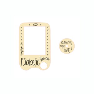 Type 1 Diabetic (Yellow) - Freestyle Libre Reader & Sensor Stickers - Choose Reader Only or Set with Sensor Sticker