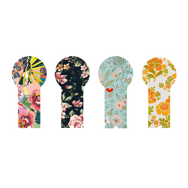 Floral - MiaoMiao 2 Smart Reader Stickers - Set of Four or Choose One - Miao Miao / Freestyle Libre