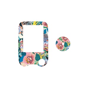 Floral (Pink) - Freestyle Libre Reader & Sensor Sticker - Wähle nur Reader oder set mit Sensor Sticker