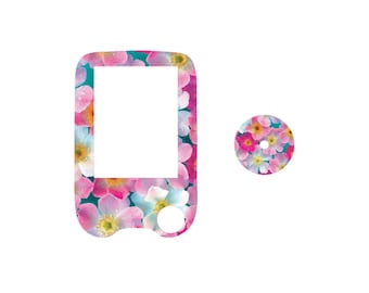 Flower Drops - Freestyle Libre Reader & Sensor o MiaoMiao 2 Stickers - Elija Solo lector o Configure con sensor o MiaoMiao Sticker