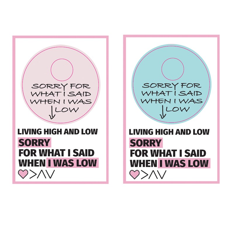 Sorry For What I Said When I Was Low - Freestyle Libre 3 Sensor Sticker - Set of Two or Choose One image 6