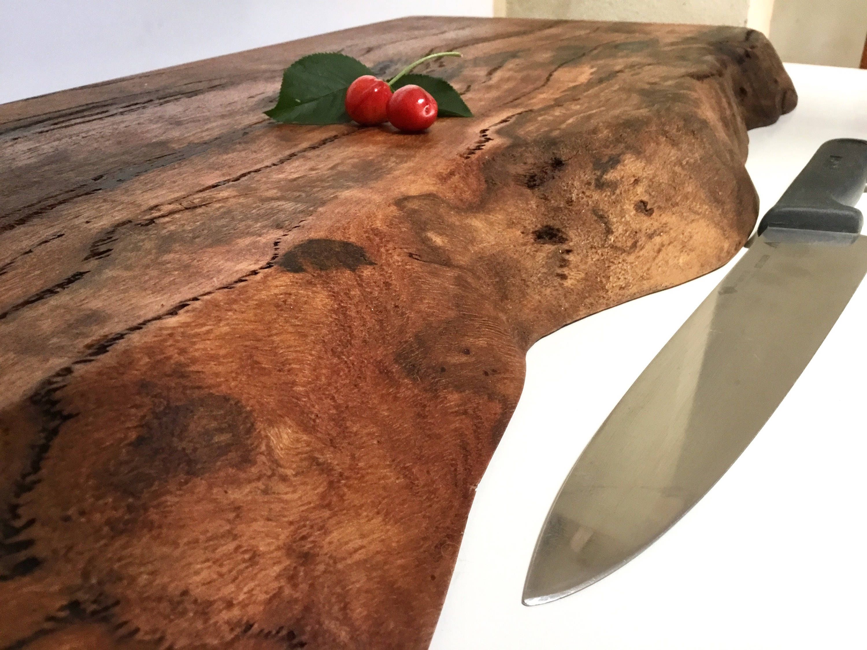 Wooden Serving Board Large Rustic Chunky Wood Marri Wooden Serving Board Large Rustic Chunky Wood Marri Server Perth Gift Kitchen