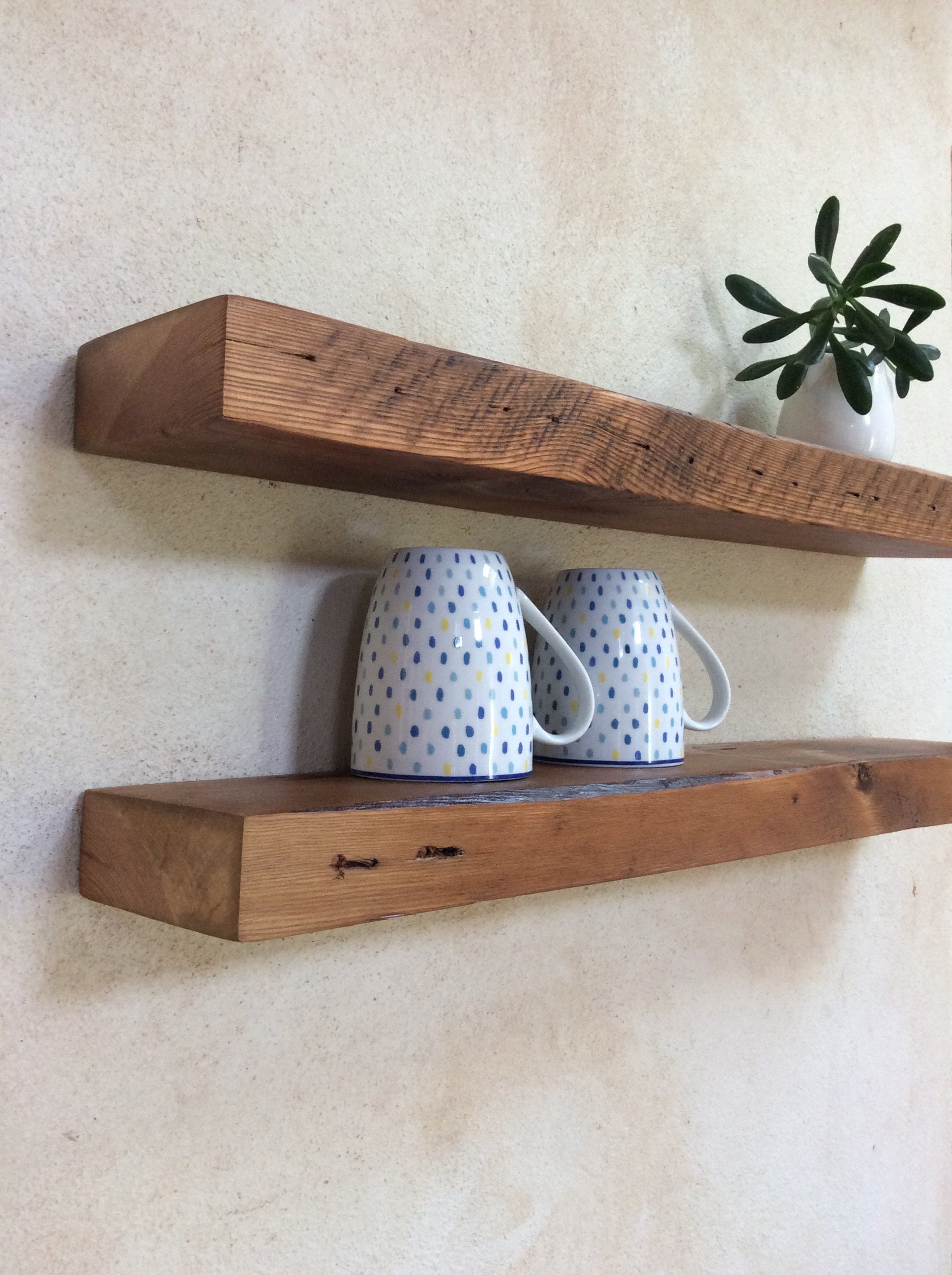 Reclaimed wood floating shelf Australian Perth Rustic Oregon Etsy