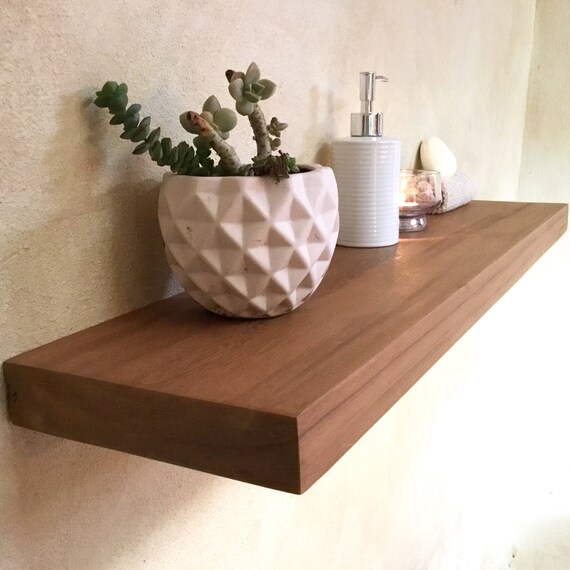 Timber Floating Shelves Wood Modern Decor Bathroom Western Red Cedar Kitchen Shelf Perth Australia