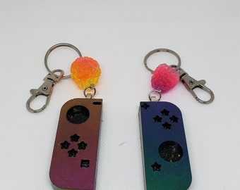 Color-shift "Switch" pair key chains