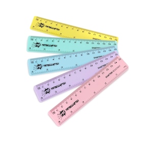 Liquidraw 30cm Folding Ruler Foldable Ruler School Stationery (Blue)