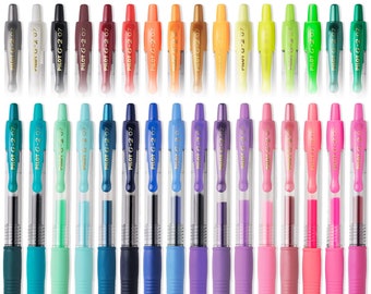 Gel Ink Rollerball Pens | Pilot G-2 07 Retractable Coloured Gel Pen | Assorted Colours | Stationery for Journaling, School, College, Teacher