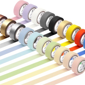 MT Washi Masking Tape Roll - Matte Black