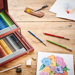STABILO Crayon de couleur Fusain Pastel CarbOthello Carmin - Tout