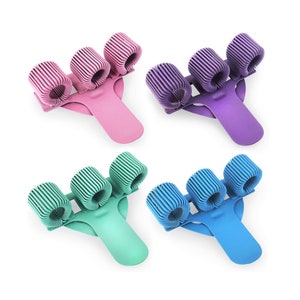 Triple Metal Pen Holder with Pocket Clip - For Doctors/Nurses - Pastel Colours