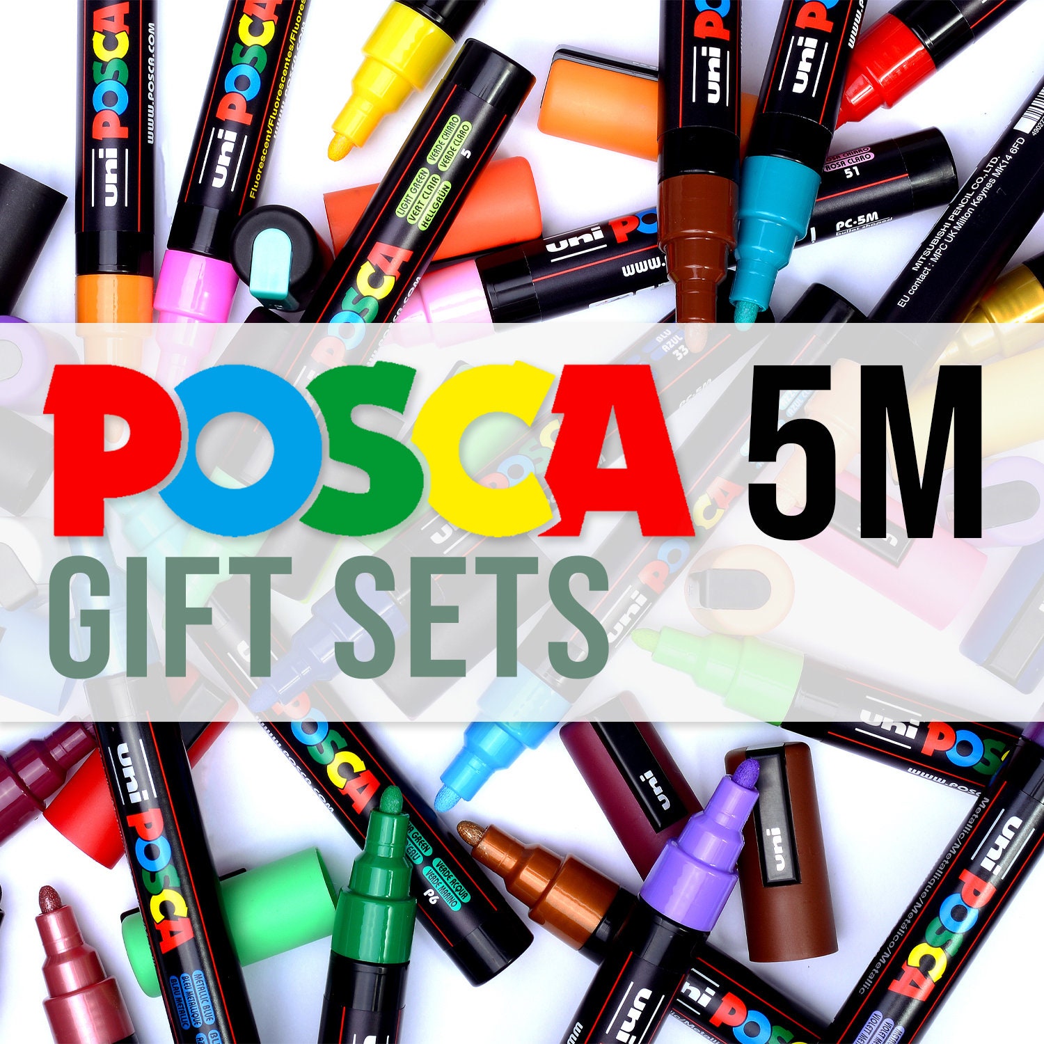 Uni Posca Acrylic Paint Marker Pens Set Plumones Marcadores Japanese S -  PC-5m 15 Colors Set - All City Shoppings