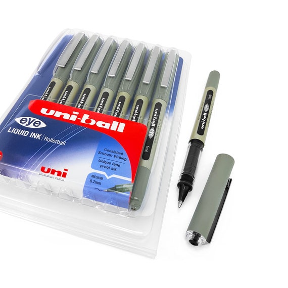 3 X Pentel S570 Fineliner Pen Ultra Fine 0.6mm Nib 100% Recyclable Black 