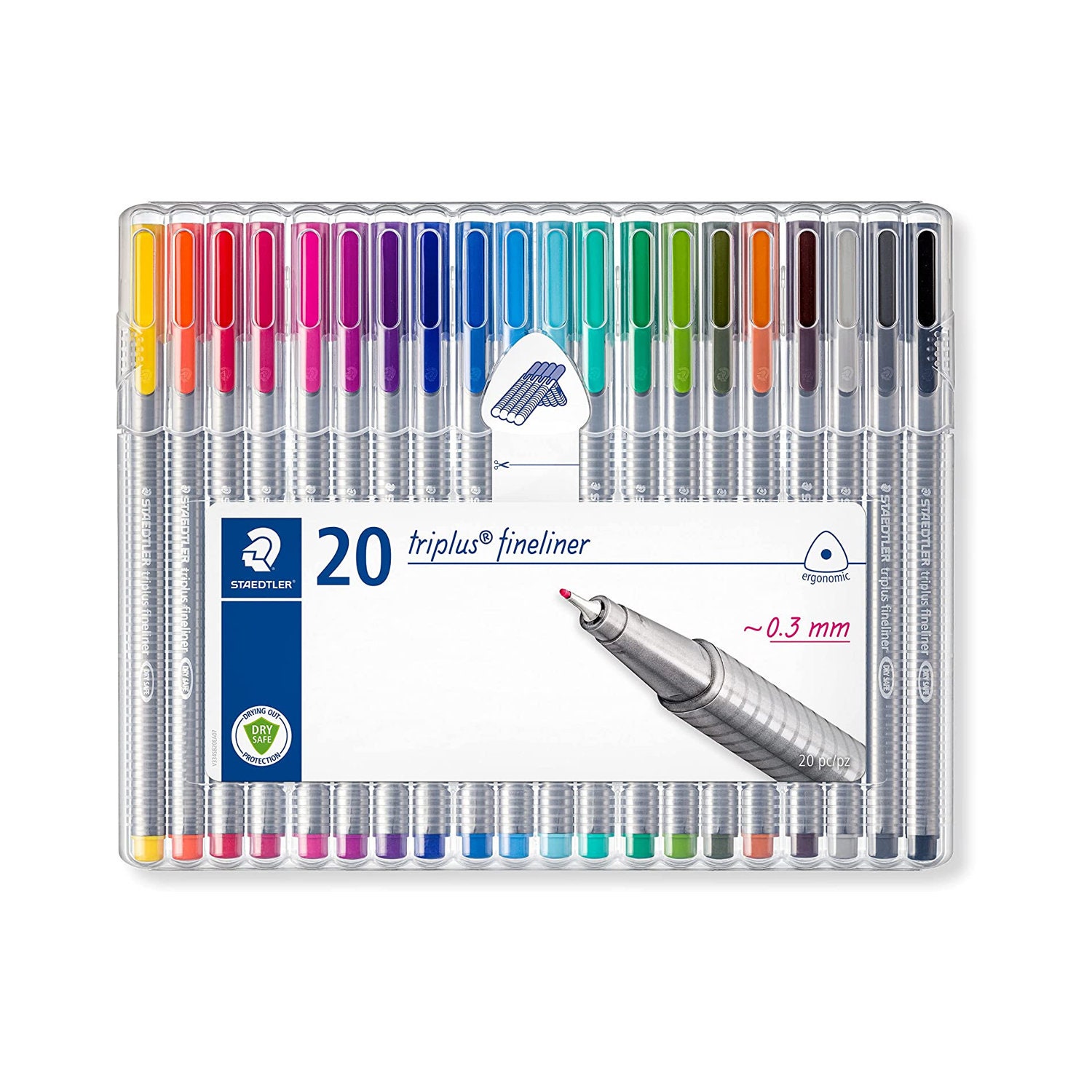 Staedtler 0.3mm Triplus Fineliner Marker Coloring Pen 334 Neon