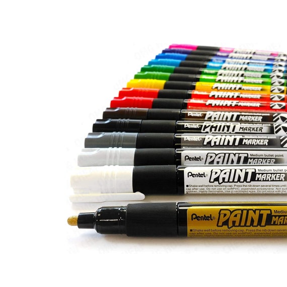 Pentel Arts Fiber Tip Color Pen Markers, Fine Point, Assorted