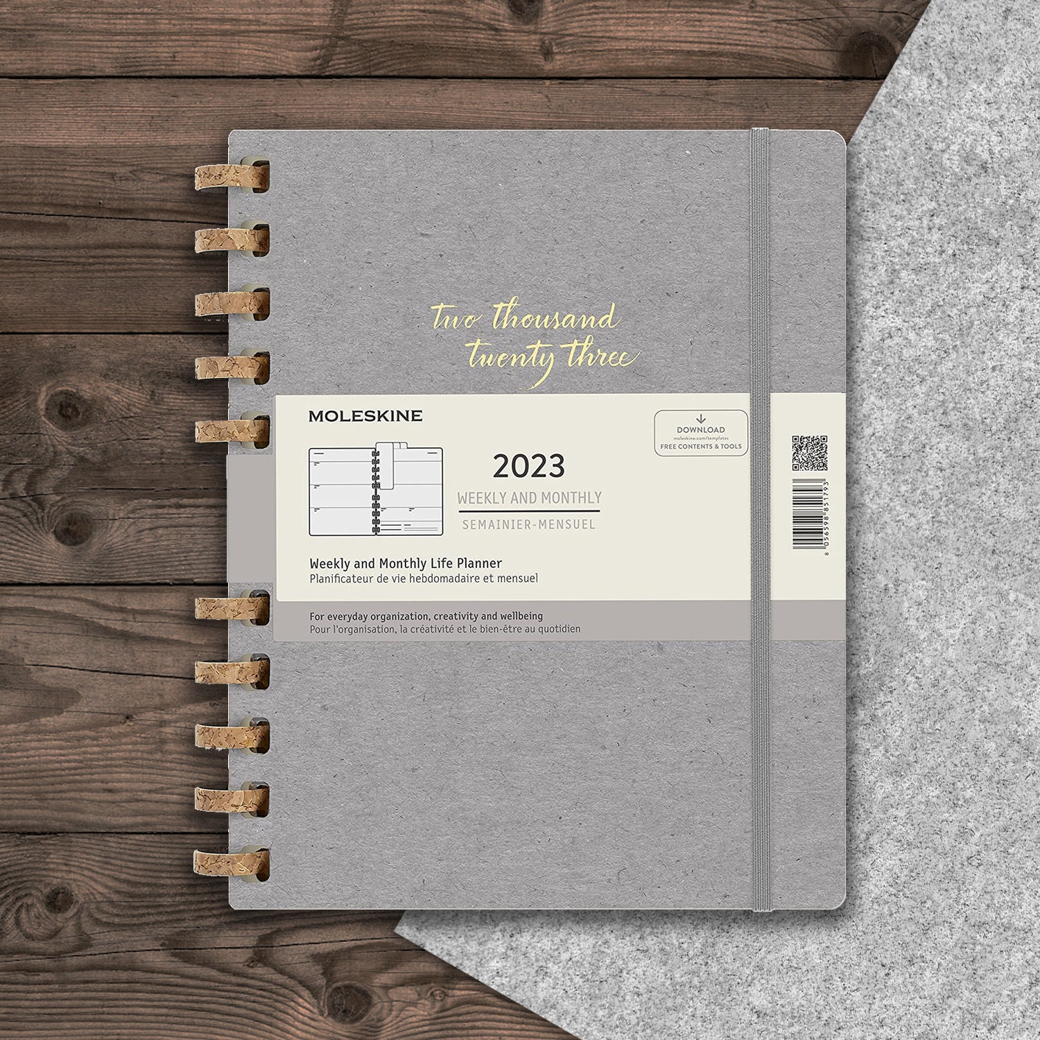 Moleskine 2023 Weekly and Monthly Life Spiral Planner Remake