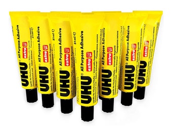 UHU All Purpose Adhesive Gel Extra Glue - 31ml - Pack of 10 Tubes