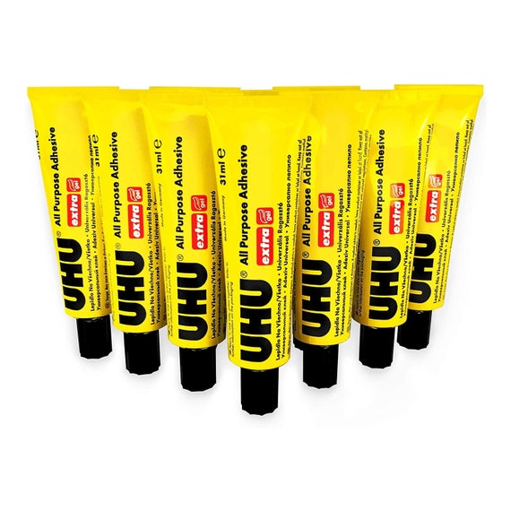 UHU All Purpose Adhesive Gel Extra Glue 31ml Pack of 10 Tubes 