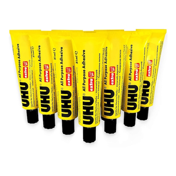 UHU All Purpose Adhesive Gel Extra Glue 31ml Pack of 10 Tubes 