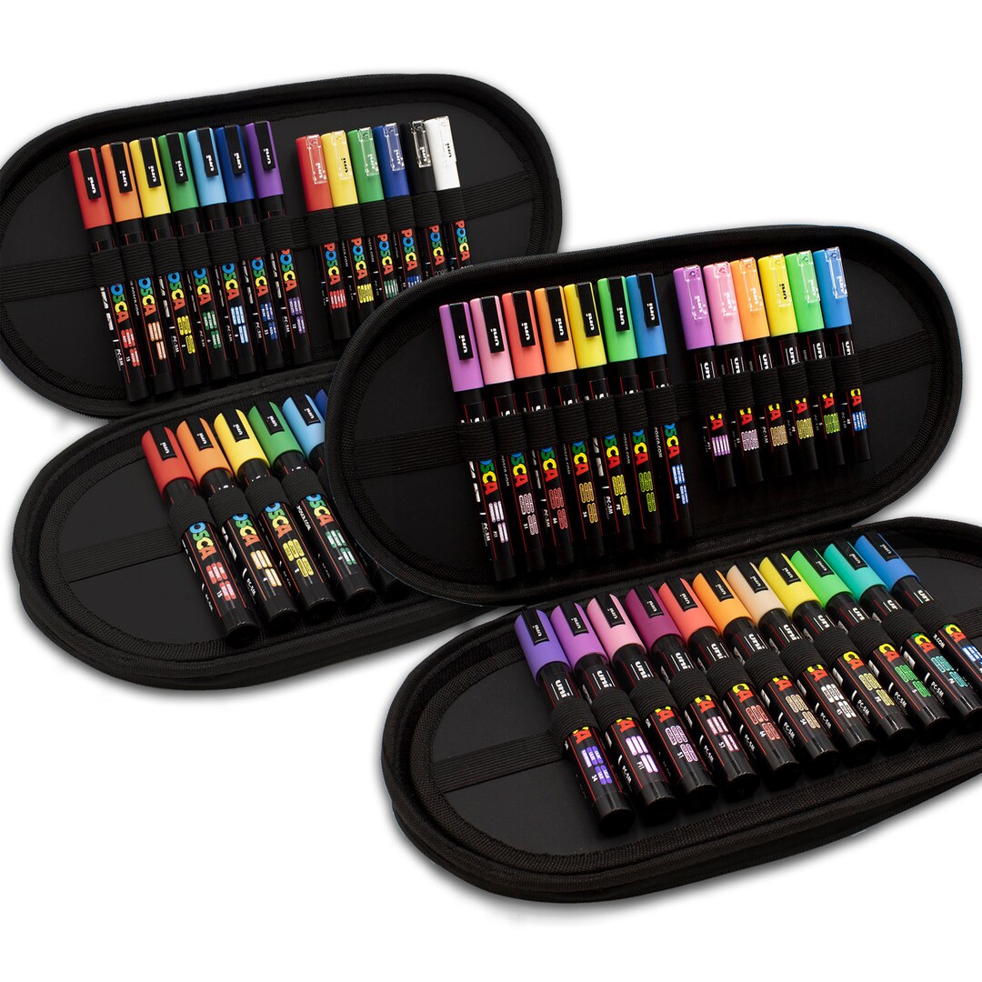 POSCA Colouring - PC-3M Full Spectrum Set of 16 - In 2 Gift Boxes :  : Home