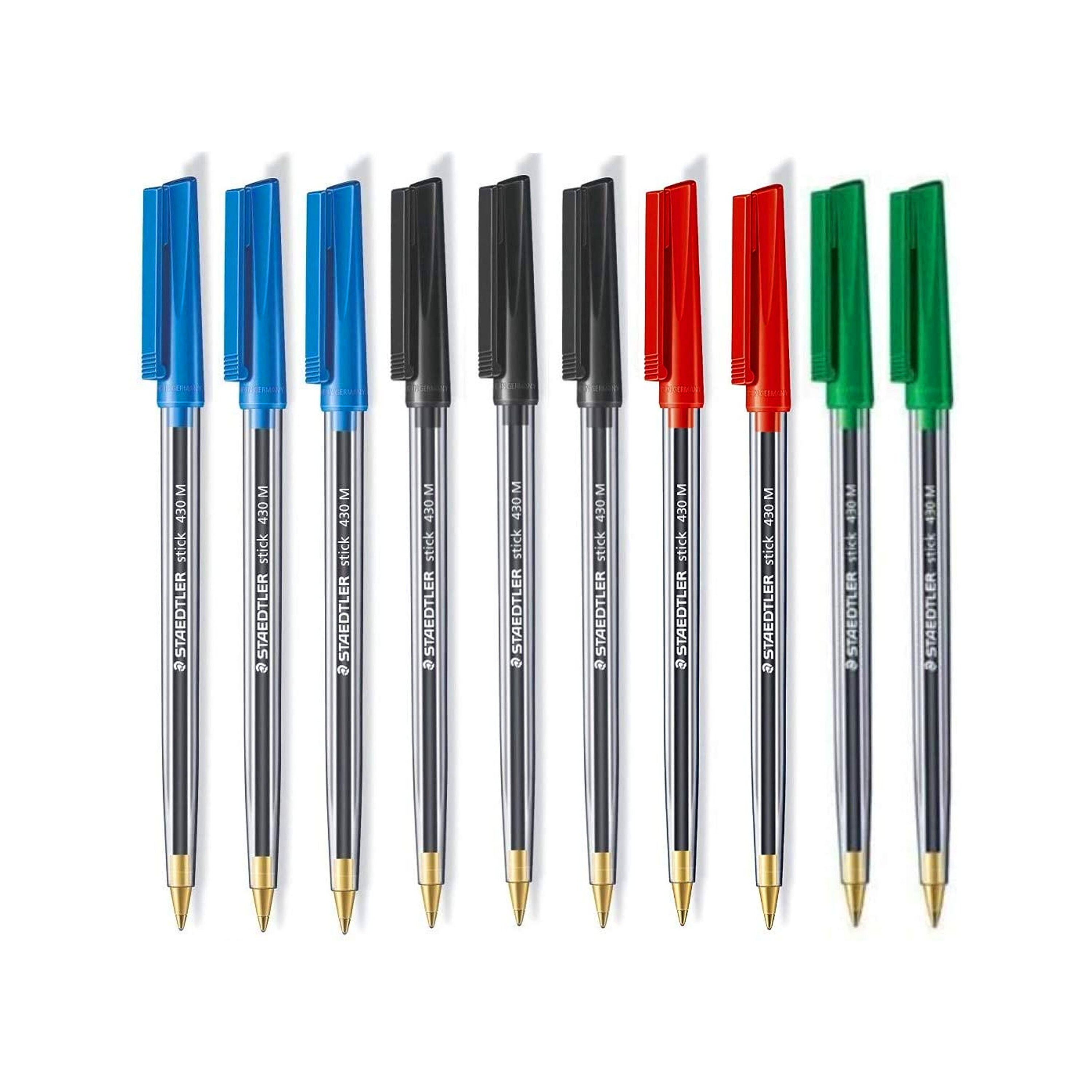 Staedtler Stift 430 Kugelschreiber Fein/Medium Schwarz Blau Rot Grün Staedtler Stift 430 Kugelschreiber Fein/Medium Schwarz Blau Rot Grün