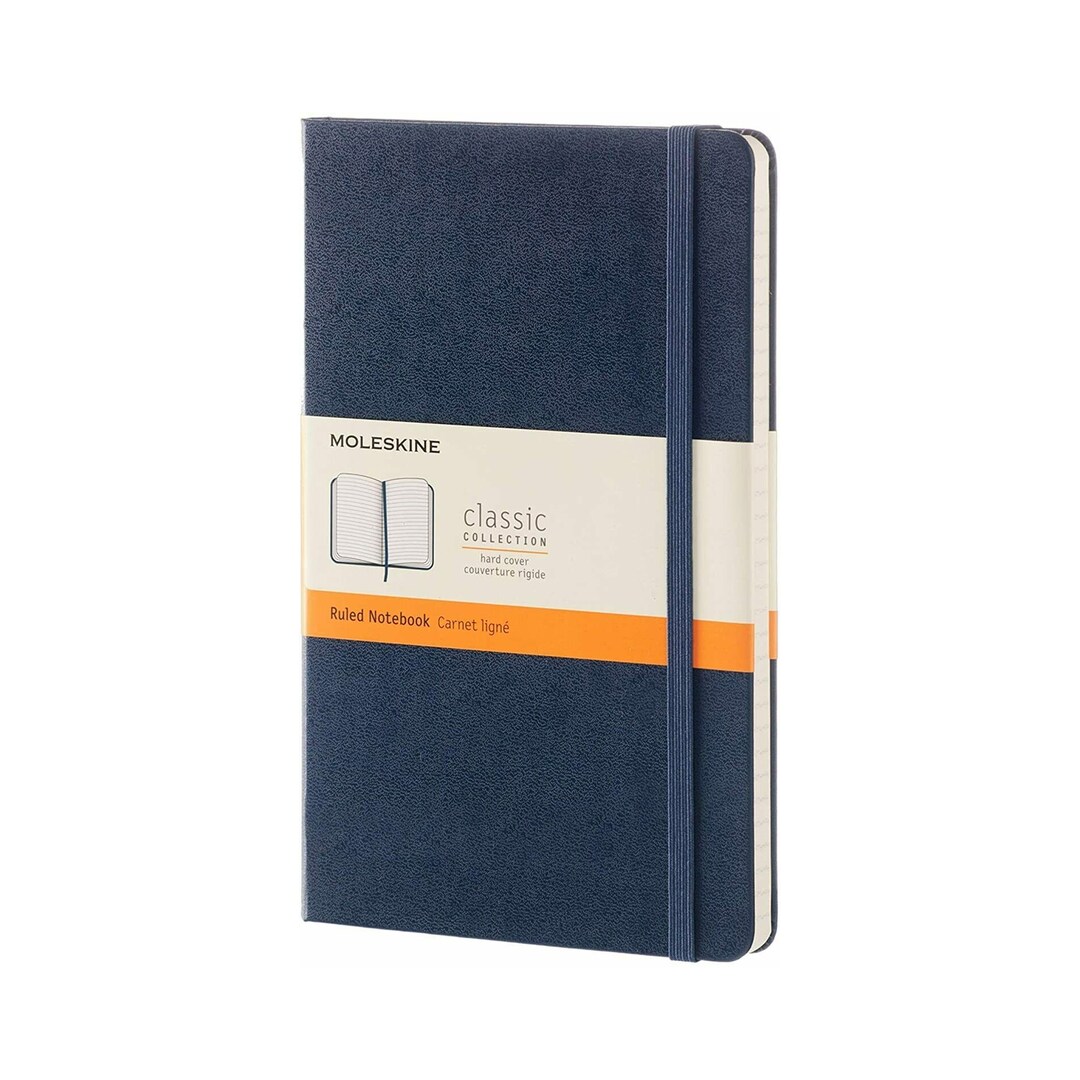 Moleskine Classic Ruled Paper Hard Cover Notebook 13 X 21cm Etsy UK