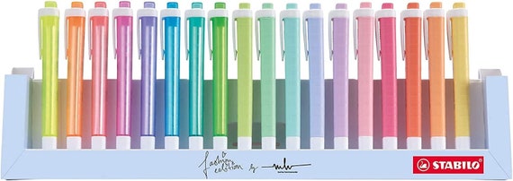 Highlighter - STABILO swing cool Pastel - Pack of 6 - Assorted Colours