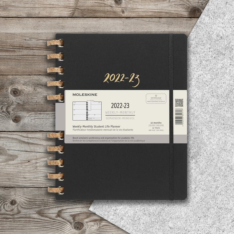 Moleskine 20222023 Student Life Spiral Planner Remake Etsy UK