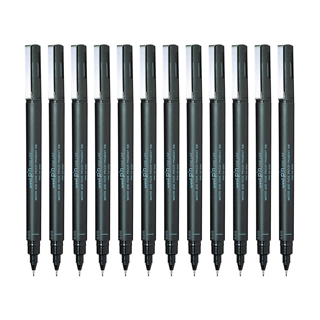 Pilot DR Lettering Pen 3.0 mm Tip - Black, Box of 12