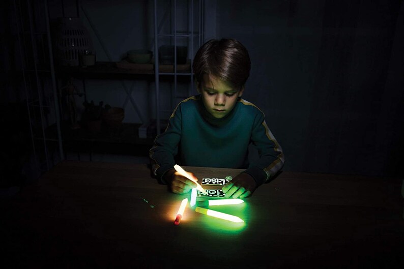 UHU Glow Glitter Glue Glow in the Dark 10ml Tubes 5 Etsy UK