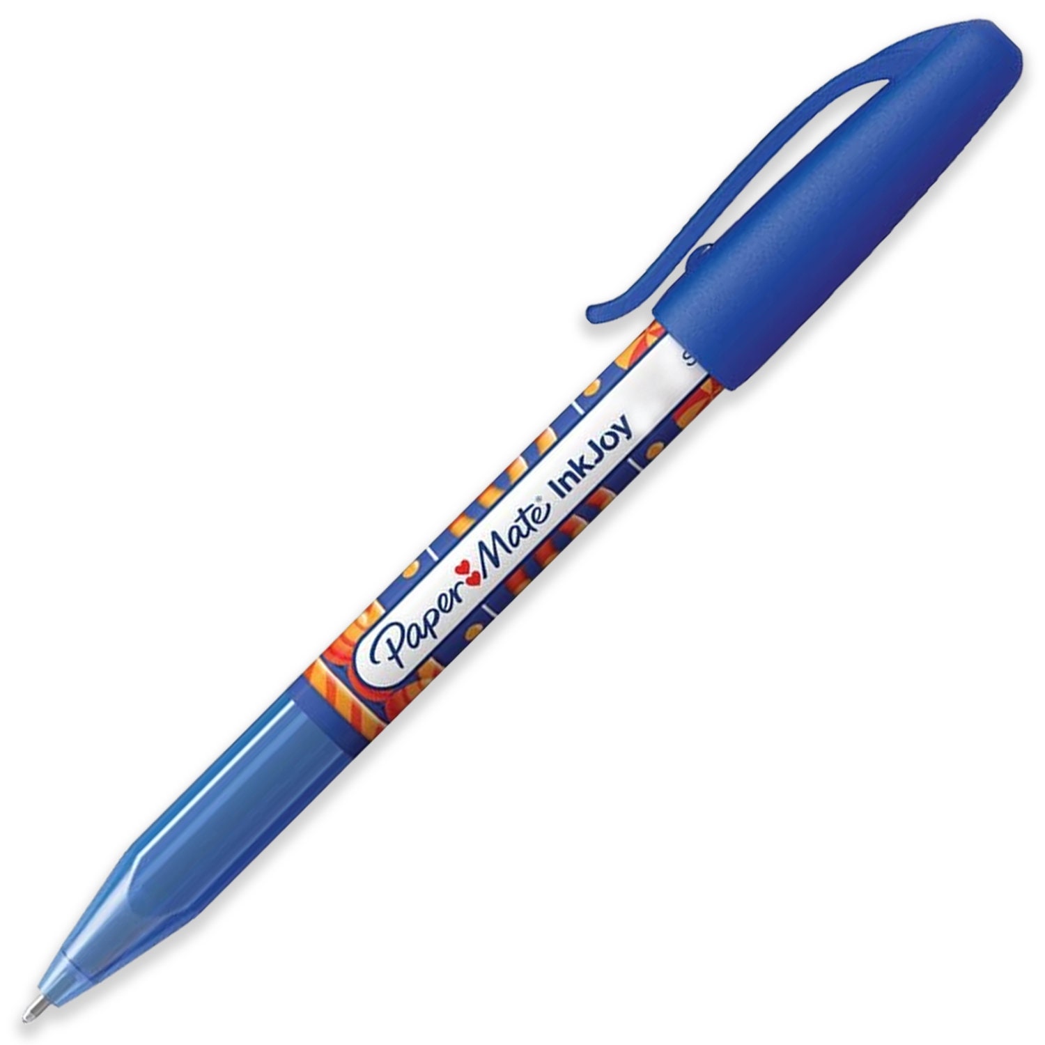 PAPER MATE 'INKJOY 100' CAPPED BALLPOINT PENS IN BLUE, GREEN, RED