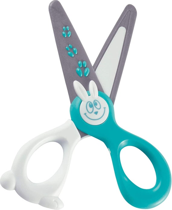 Children's Safety Scissors Maped Kidicut Turquoise Blue 12cm / 4.5 Inch  Right-handed Kid's Arts & Crafts Ages 2 Stationery -  Norway