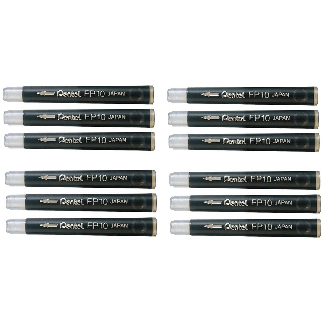 Pentel Pocket Brush Pen Refill Cartridges - Sepia - Pack of 2