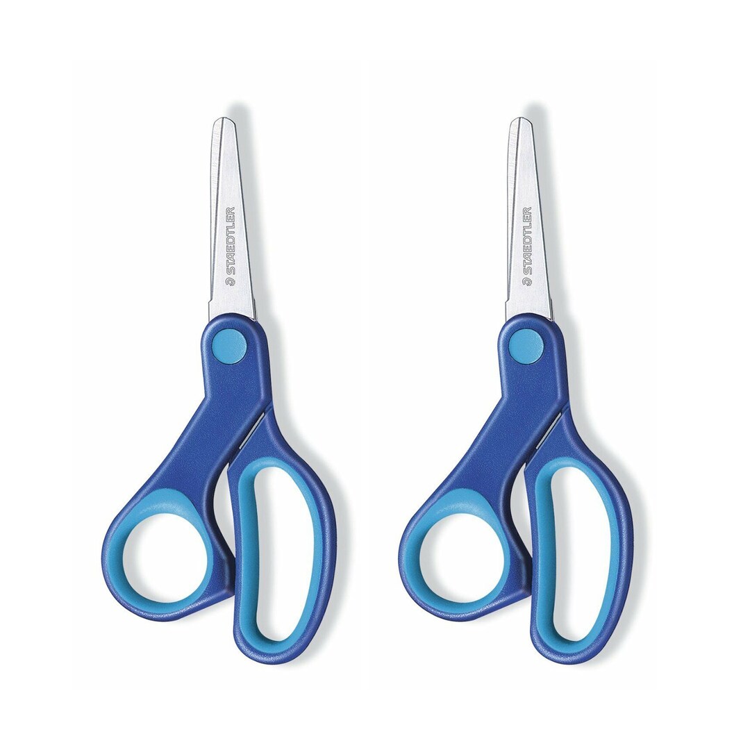 2 X Staedtler Noris Club Left Handed Safety Scissors Children's