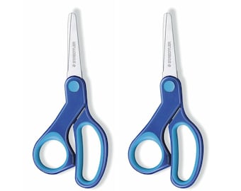 2 x Staedtler Noris Club Left Handed Safety Scissors - Children's Scissors