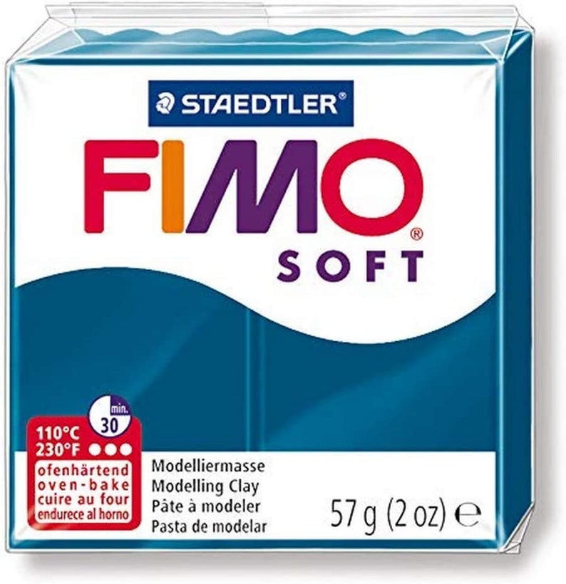 Pâte polymère FIMO Staedtler Argile à modeler Doux et effet Unique 57g Choisissez vos couleurs Arts et Métiers BRICOLAGE Argile au four image 2