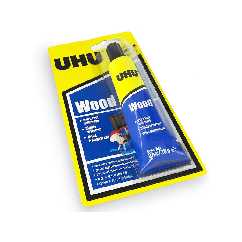 UHU Wood Adhesive Extra Fast Setting Glue Solvent Free Etsy