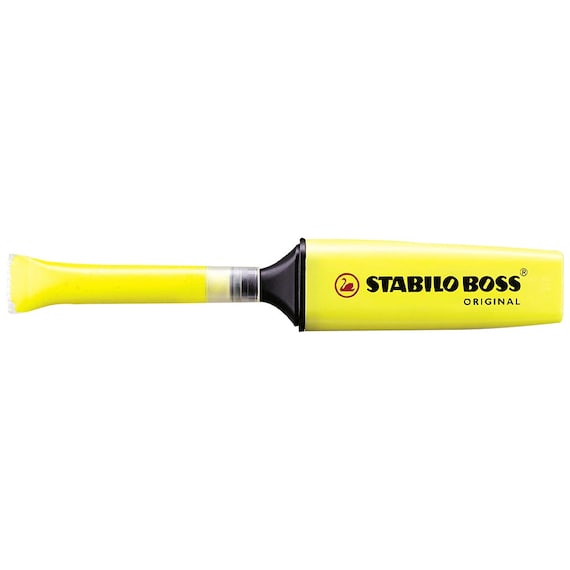 Refill STABILO BOSS ORIGINAL Refill Box of 20 Assorted Colours Mix  Highlighting and Underlining -  Israel