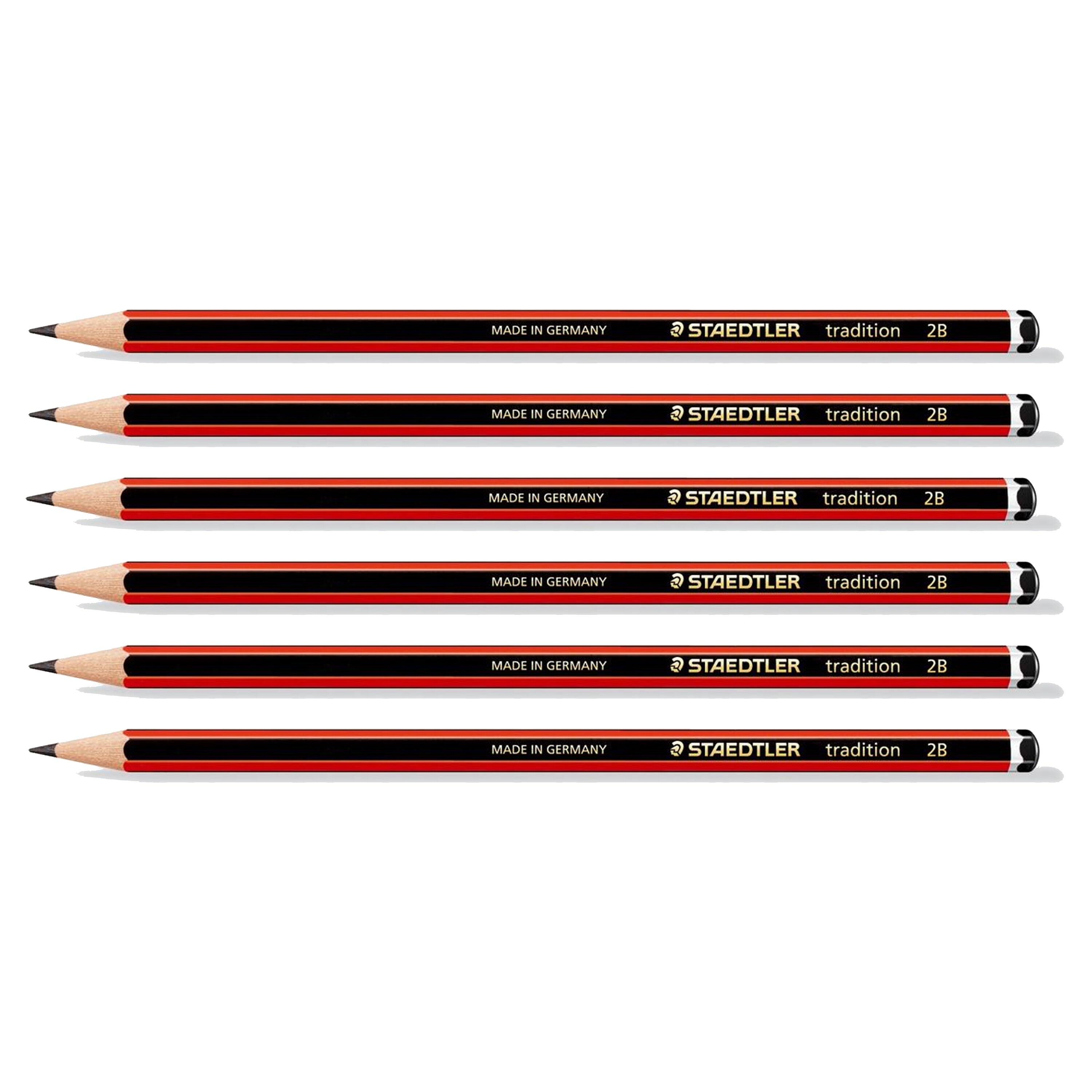 Staedtler Tradition Pencils 6 Pack Grade 2B Etsy UK
