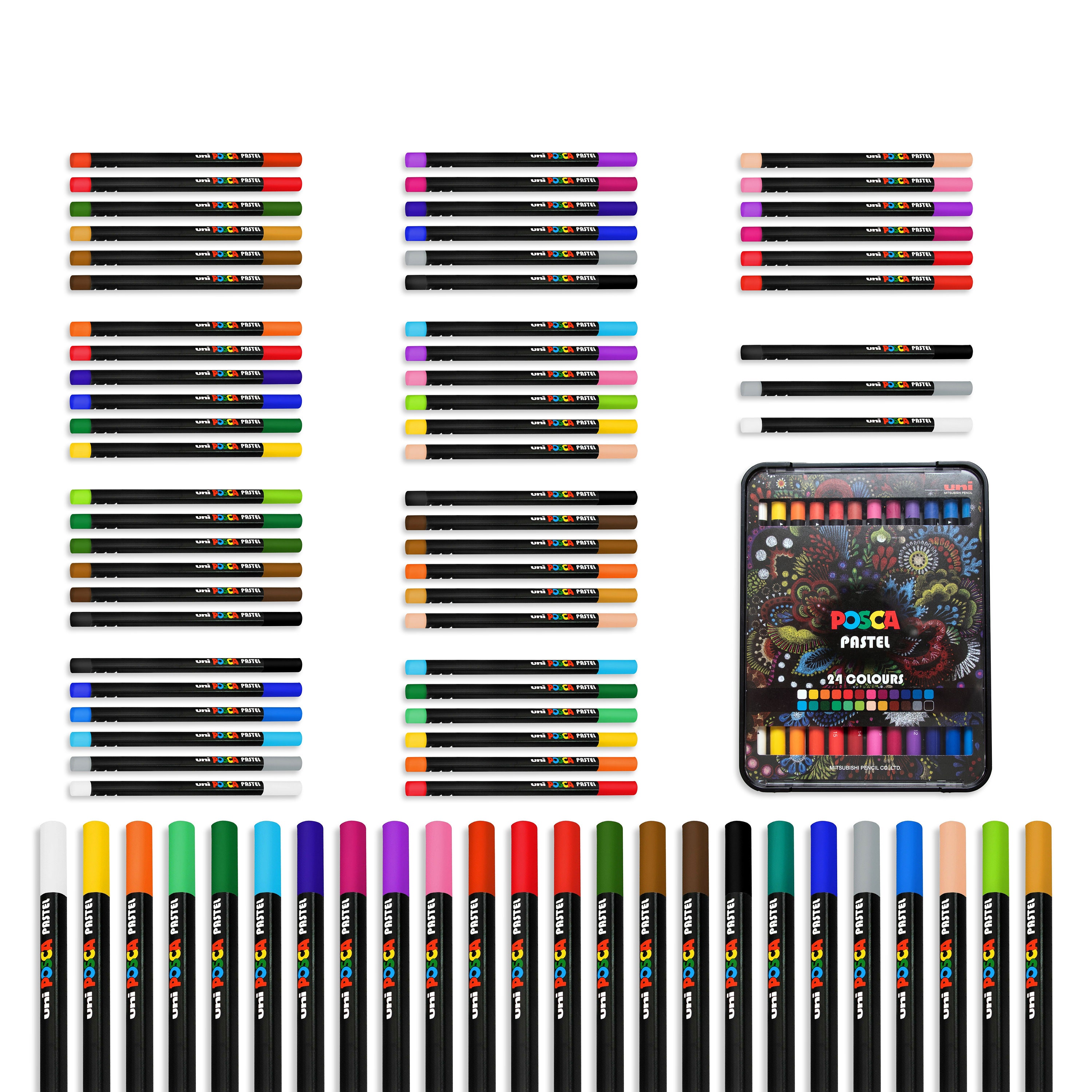 Drastic wasteland Less than posca markers set of 100 Early Nebu Abundance