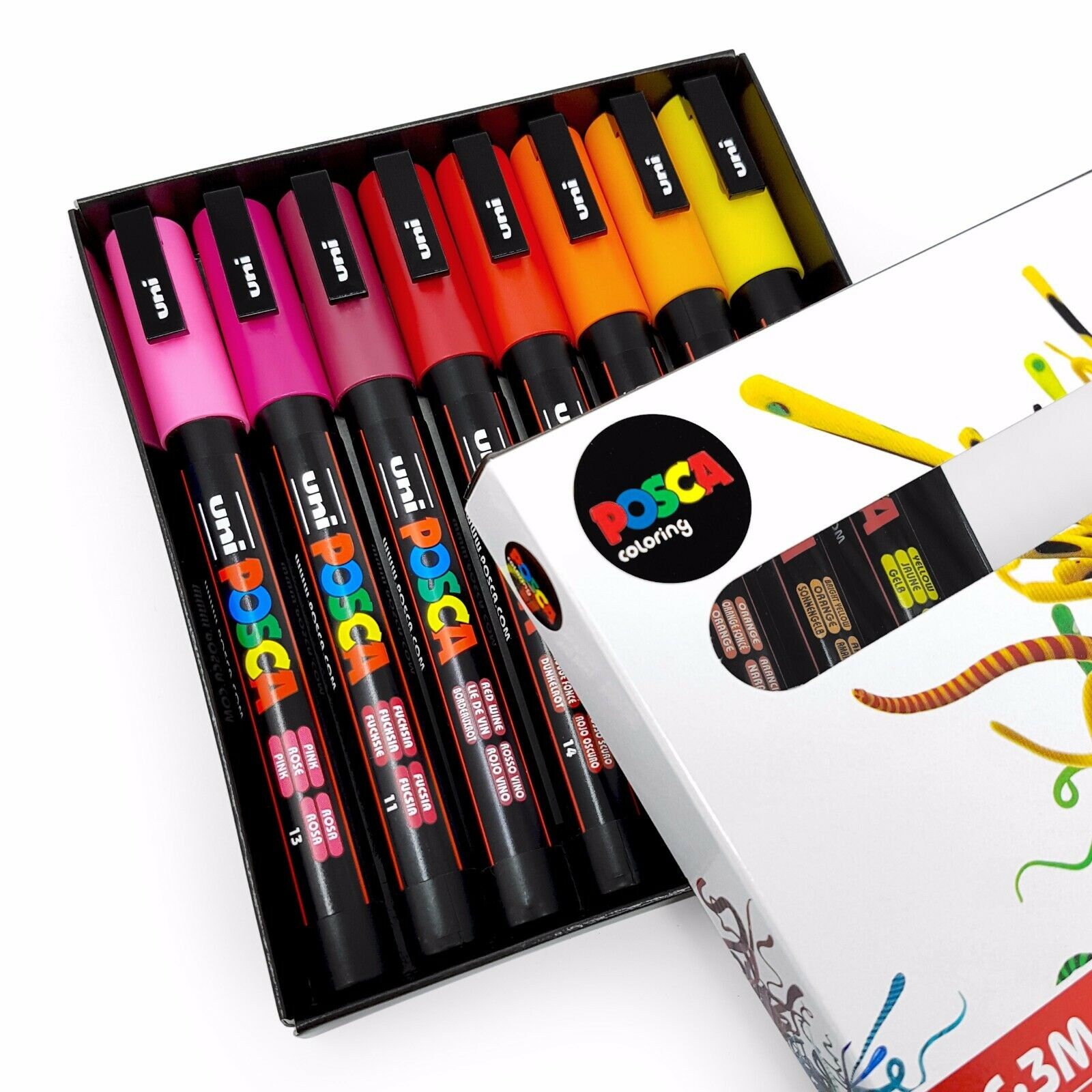 UNI PIN STA Bright & Colorful Acrylic Painter Marker Pen Craft Scrapbook UNI PIN STA Bright & Colorful Acrylic Painter Marker Pen Craft Scrapbook